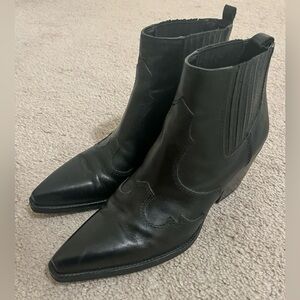 Sam Edelman Winona Leather Pointed Toe Bootie